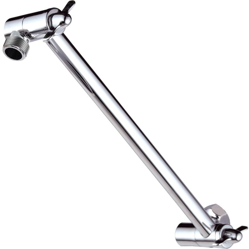 Sollbry - Bras d'extension pour pommeau de douche réglable matériel de rallonge pour bras de douche en laiton de 11 pouces montage
