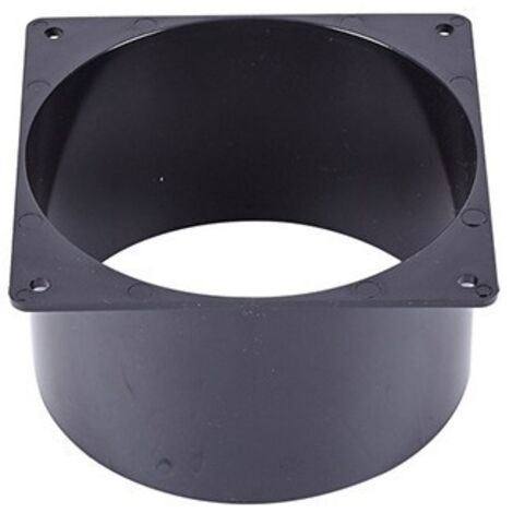 Sollbry Brida de conexión de conducto, conector de pared ABS de 75-120 mm, conector de manguera de aire de pared para tubería de ventilación (100 mm)