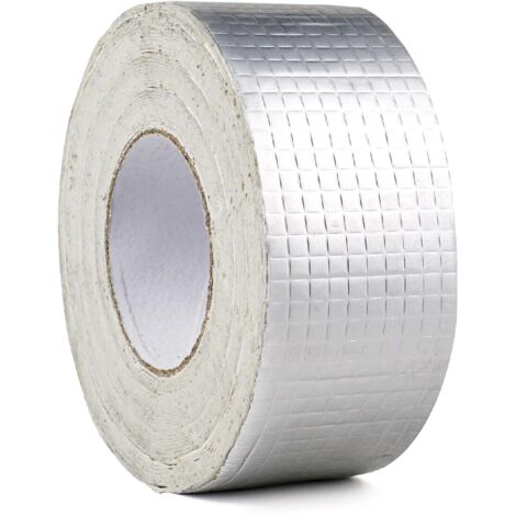 Sollbry Butylband, wasserdichtes Klebeband, Aluminiumband, 5 cm (B) x 5 m (L) x 1,0 mm (H), Abdichtung in Toiletten, Rohren, Dachrissen, Wohnmobilen, Sonnenschirmen, Fenstern, Booten, Böden