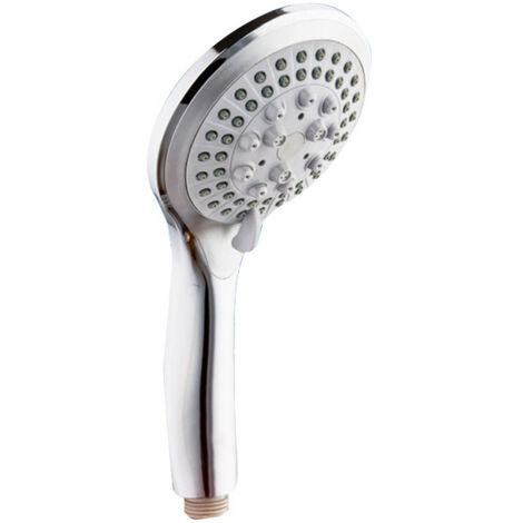 Sollbry Cabezal de ducha de baño con 5 modos de ahorro de agua a alta presión - Cromo