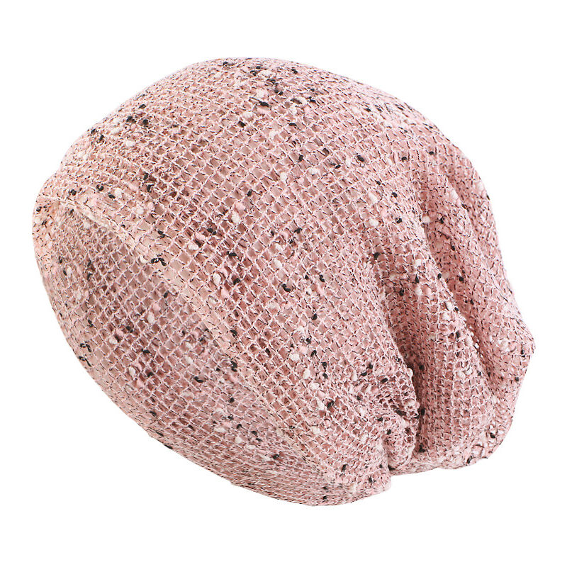 Image of Cappello a cuffia, cappello a turbante cavo, traspirante, in cotone e lino, a doppio uso, con treccia intrecciata, cappello a maglione - Sollbry