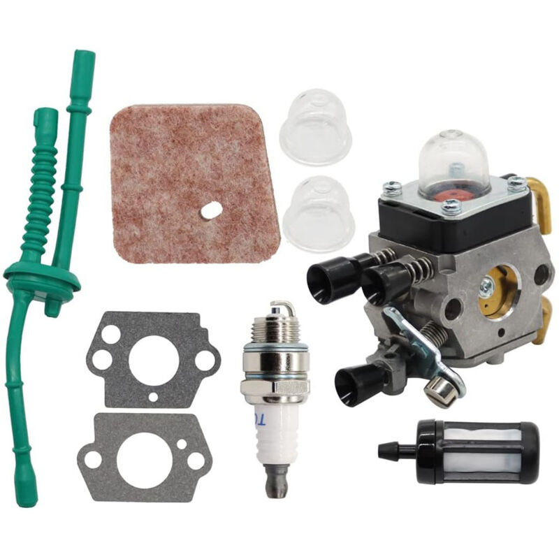 Sollbry - Carburateur pour Stihl FS55 FS38 FS55R FS55RC HL45 KM55 FS80 FR85 FH75 FS45 FS46 FS74 FS75 HL75 HS70 C1Q-S63 C1Q-S69 Moteur Cutter Trimmer
