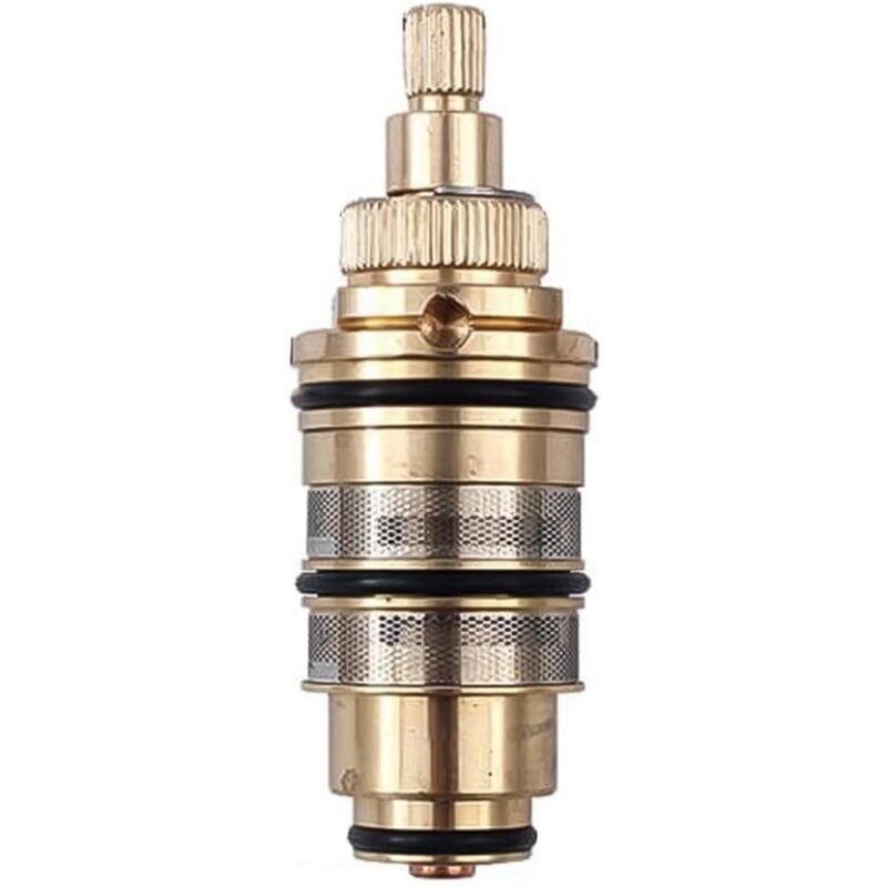 Cartouche de douche thermostatique universelle en laiton, vanne de contrôle de température pour barre de douche, mitigeur de douche (1 pièce)