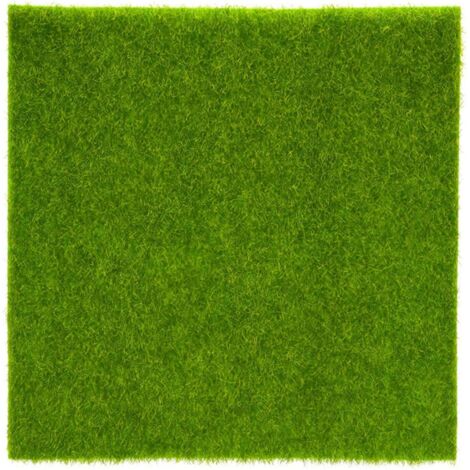 Sollbry Césped artificial para paisajismo, patio, césped sintético, para interior y exterior (300 x 300 mm)