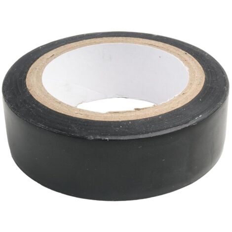Sollbry Cinta aislante - 1 rollo de cinta aislante negra, 17 mm x 10 m, PVC aislante profesional, adhesivo para cableado de circuitos eléctricos domésticos y de automóviles.