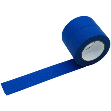 Sollbry Cinta de enmascarar azul para pintar y decorar etiquetas, pintura en aerosol, pintores y manualidades. 2 rollos de 25 mm x 13 m.