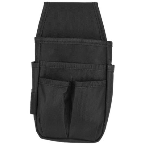 Sollbry Cinturón de herramientas de 6 bolsillos, duradero, de fibra de poliéster, ajustable, para mecánicos, electricistas y carpinteros.