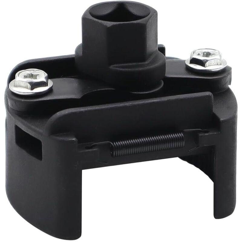 Sollbry Clé de Filtre à Huile, Cléà Filtre à Huile Universelle 60-80 mm Clé de Filtre à Huile Réglable, 2 Griffes Réglables en Acier Moulé pour Les