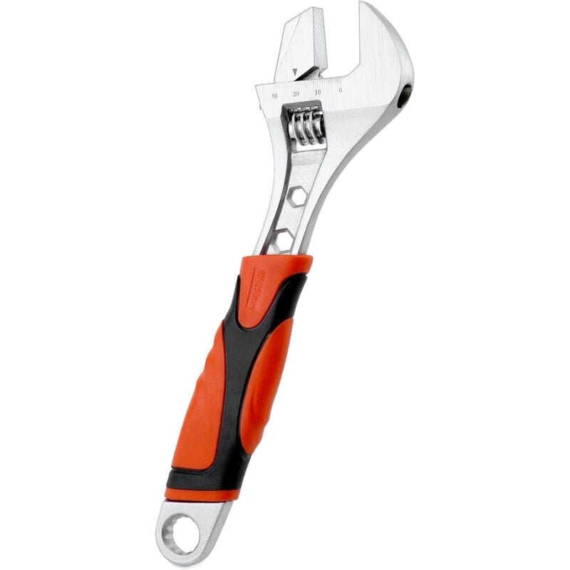 Cléà Molette 3 en 1 à Poignée Souple, Cléà Molette avec Grande Ouverture 30 mm, Clé en Acier au Vanadium - Sollbry