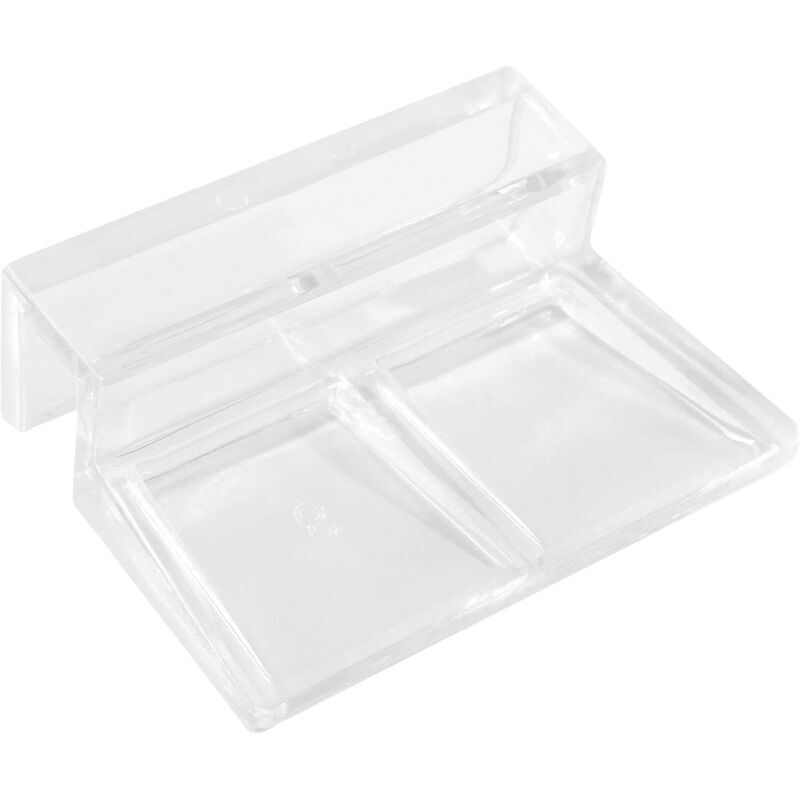 Sollbry Clip de couvercle d'aquarium en acrylique, 8 pièces, support de Clip de couvercle en verre transparent pour aquarium, clips de couvercle