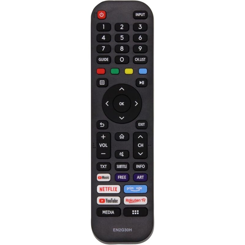 Control remoto de repuesto Hisense EN2G30H para televisor inteligente Hisense vidaa lcd led 4K uhd - Sollbry