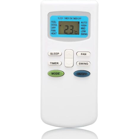 Sollbry Control remoto universal para aire acondicionado compatible con TCL, Dronic, Klimaire, Pioneer, Ciac, Airton, Dronic, Fujico, Universal Asia, Airmaster y Ayre.