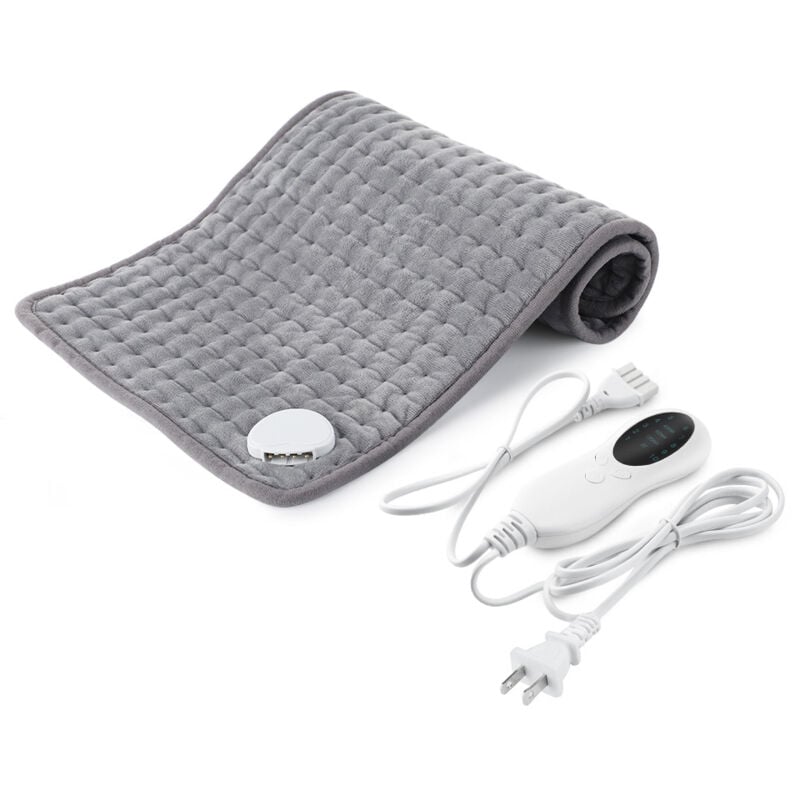 Sollbry - Coussin Chauffant pour Soulager la Douleur,60x30cm Coussin chauffant électrique, couverture chauffante à 10 niveaux de température,