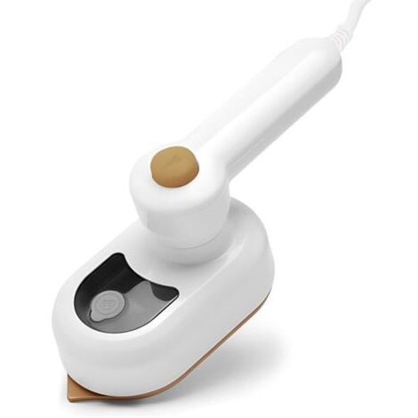 Sollbry Couture,Mini Fer à Repasser de Voyage,180 ° Rotatif avec Réservoir D'eau 50ml,Humide et sec pour La Maison and Voyage 25W