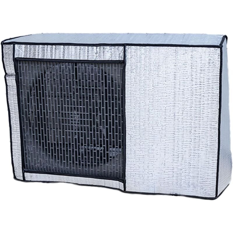 Couverture extérieure de climatiseur Fait de Film d'aluminium Anti-poussière Housse Climatiseur Exterieur Couverture extérieure de climatiseur