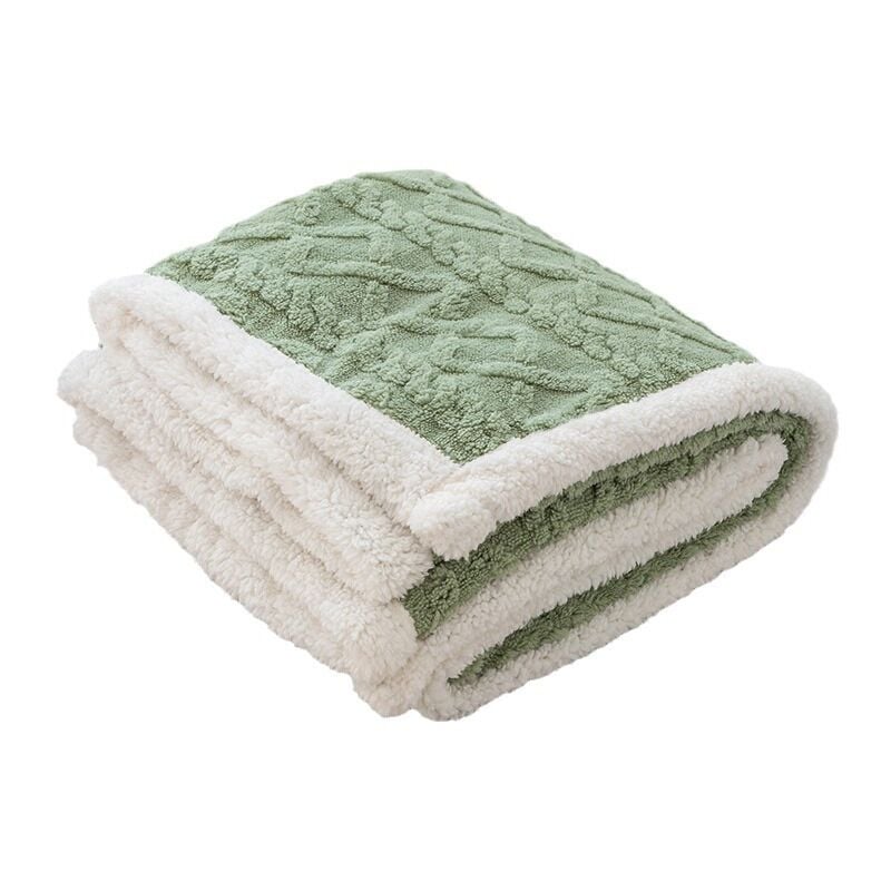 Couverture polaire épaisse, moelleuse, chaude et douce, couverture de voyage double face en peluche pour l'hiver, pour canapé, couverture d'automne,