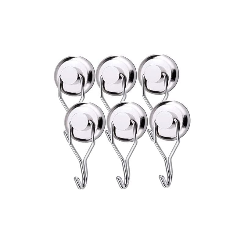 Sollbry - Crochet Aimanté Pussiant Crochet Magnetique Frigo Néodyme Pivotants Aimant Crochet Magnétique Crochets Aimantés Magnétiques pour Cuisine