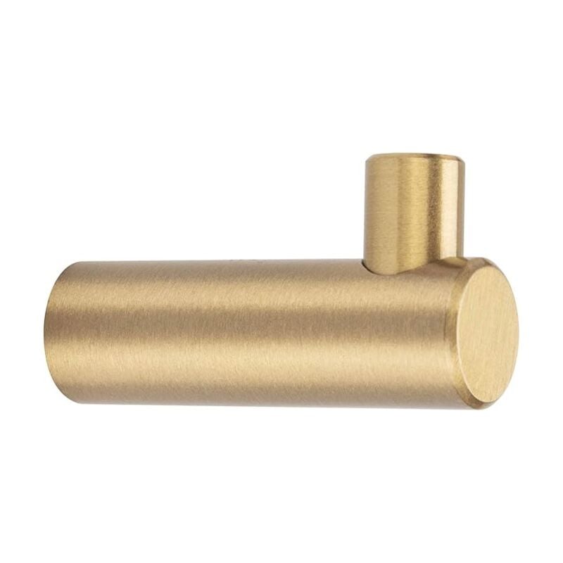 Sollbry - Crochet Manteau Mural Laiton Porte de Vêtements Doré pour Suspendu Écharpe Chapeau et Sac de Rangement Cintres Serviette (l Style 5 Pièces)