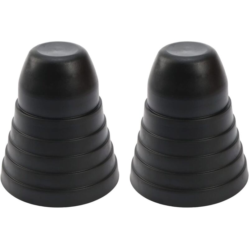Sollbry - cubiertas universales de goma para faros led de coche, resistentes al agua y al polvo, de 5 a 7 cm, flexibles de xenón.