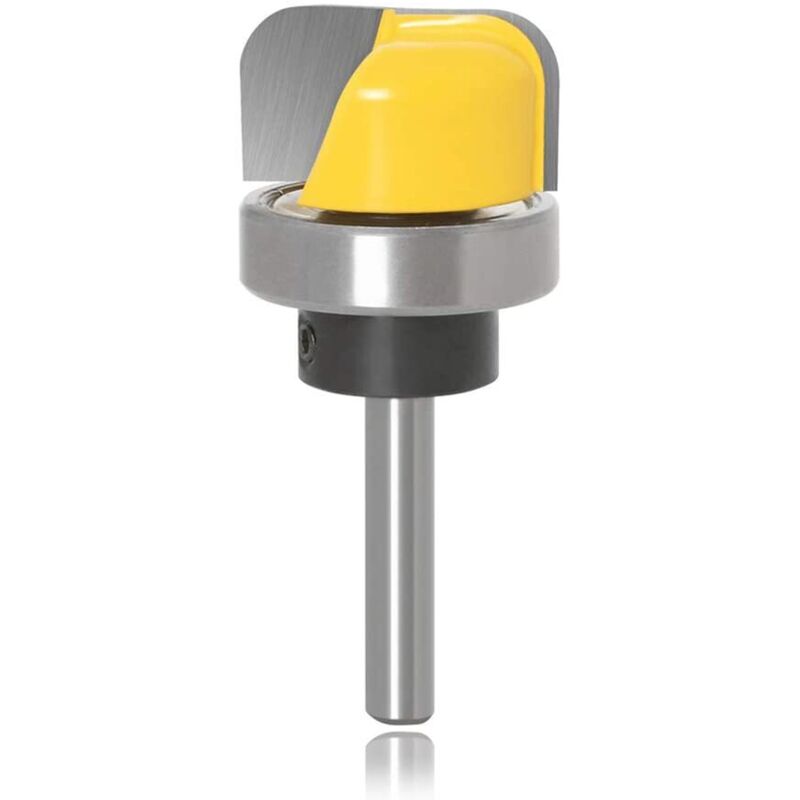 Sollbry - Cuenco y bandeja para fresadora de madera de fondo redondo, modelo de broca de 8 mm, fresa de extremo, fresa de ranurado de fondo redondo