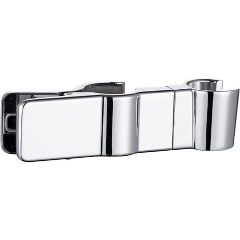 Sollbry Duschhalterung, Handbrausekopfhalterung für Hebestangen, höhenverstellbare Duschgriffhalterung, geeignet für 20–29 mm Öffnung (Silber)