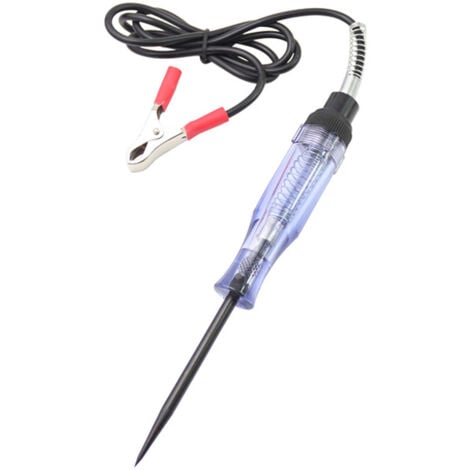 Sollbry Electrical Wire Circuit Tester, Auto 6V 12V 24V DC Car Camera Voltage Circuit Tester Car Test t Long Probe Pen Bulb