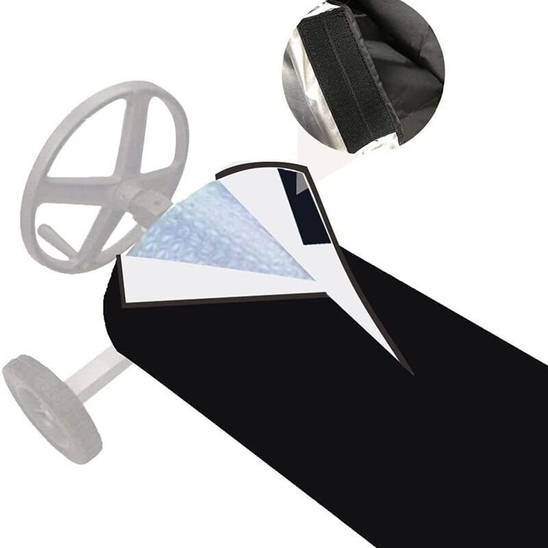 Sollbry - Enrouleur De Couverture Solaire Housse De Protection, Housse Enrouleur pour Protection Piscine, Imperméable Bâche Piscine en Tissu, Housse