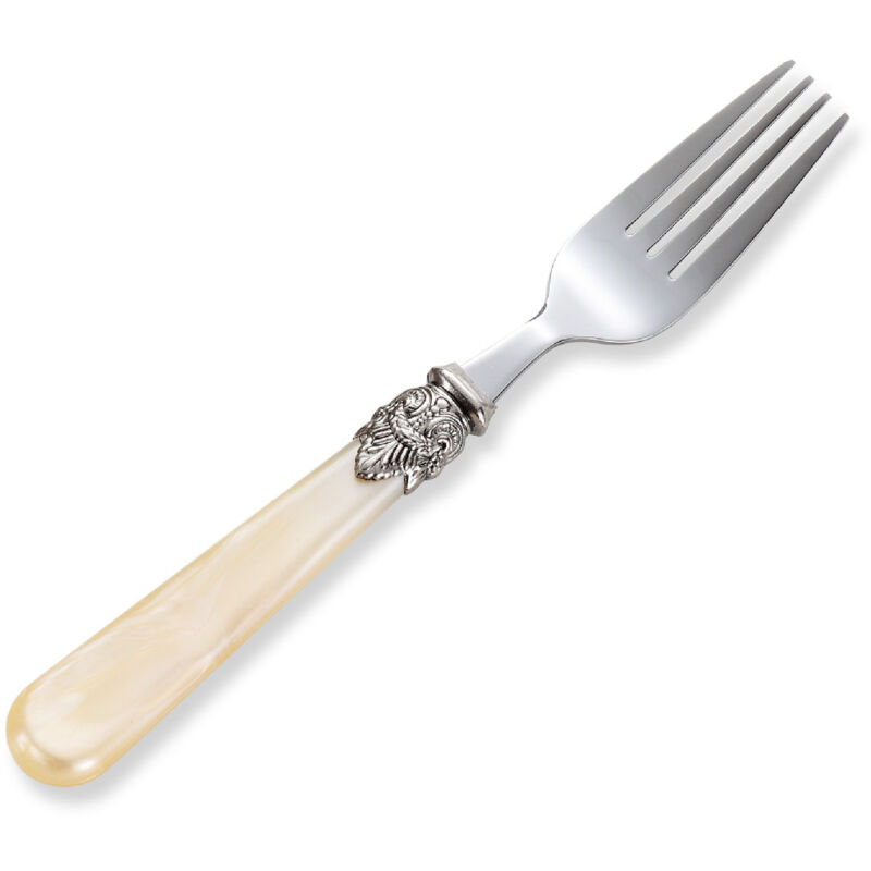 Sollbry - Ensemble de couverts à dessert en acier inoxydable Ensemble de couverts en argenterie Ensemble de 2 grandes fourchettes (20,2 x 2,5 cm)