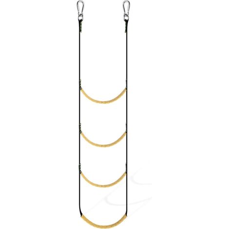 Sollbry Escalera de cuerda marina, escalera de cuerda de nailon para barco, escalera de cuerda portátil para barco, escalera de cuerda resistente para barcos, botes inflables, kayaks, lanchas motoras,