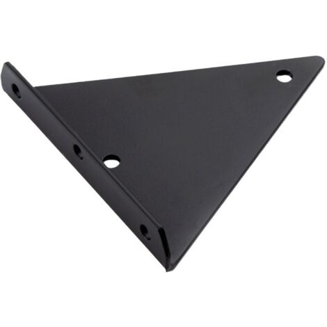 Sollbry Estante colgante, 1 soporte de pared triangular, montaje en pared, soporte metálico invisible, apto para estanterías, dimensiones 130x160 mm