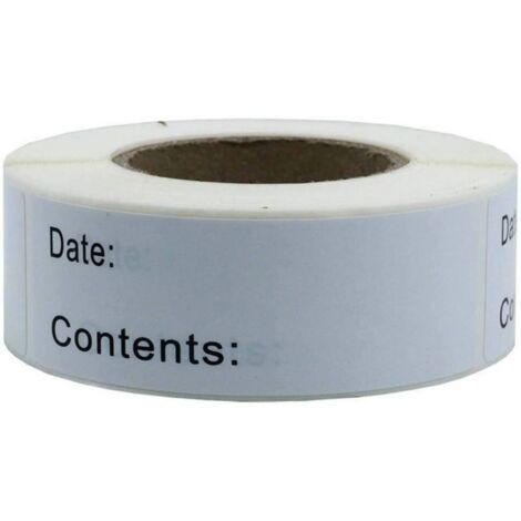 Sollbry Etiquetas autoadhesivas, 250 unidades, etiquetas adhesivas para cocina, etiquetas para congelador, etiquetas de fecha y etiquetas para tarros.