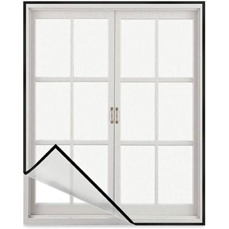 Sollbry Fensterschutz, einfaches DIY-Projekt, 120 x 150 cm (47,2 x 59 Zoll), Polyester-Bildschirm, hohe Sichtbarkeit und langlebiger Bildschirm, einfach zu reparieren oder zu ersetzen, Fenster- und Tü