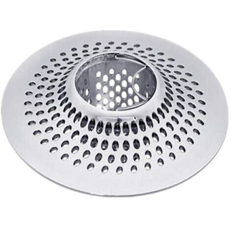 Sollbry – Filtre à cheveux pour baignoire et douche 12cm – Acier inoxydable – Résistant à la rouille – Facile à nettoyer