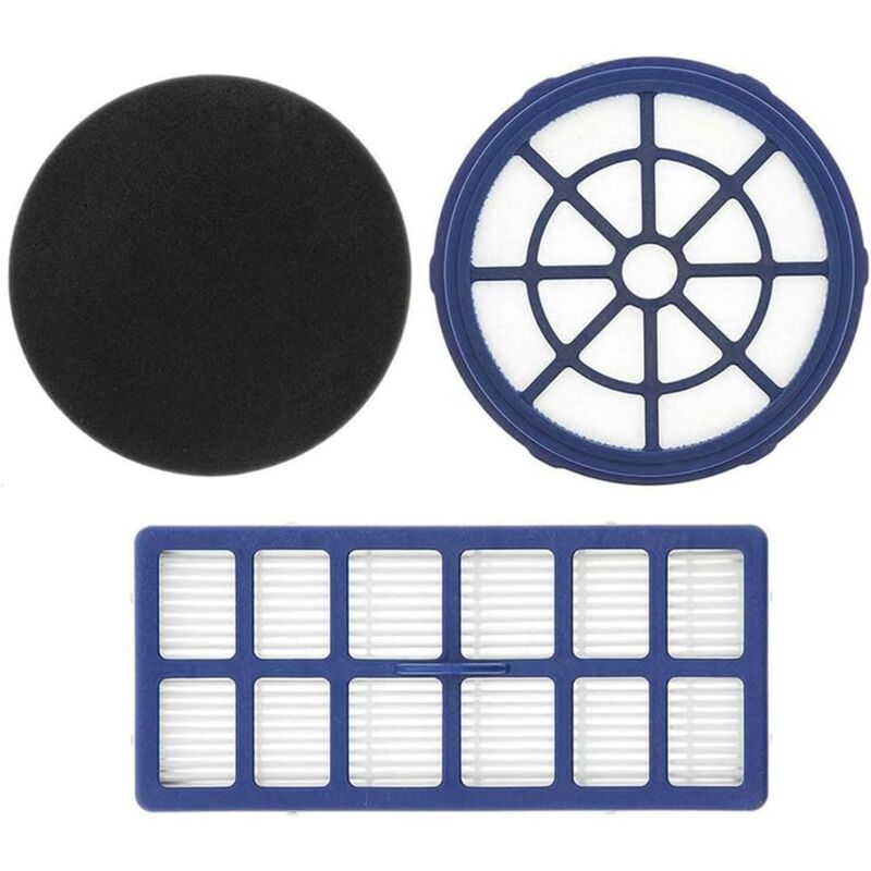 Filtre pré-moteur, filtre post-moteur, filtre d'échappement de rechange pour aspirateur Hoover Breeze U81 - Sollbry