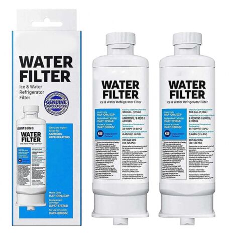 Sollbry Filtro de agua de repuesto para refrigerador compatible con Samsung DA97-17376B DA97 (paquete de 2)