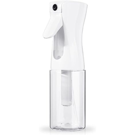 Sollbry Flacon pulvérisateur pour cheveux (200 ml) - Petits flacons à brume ultra fine continue Transparent Vide Vaporisateur pour plantes pour eau, alcool, nettoyage, coiffure, barbier, huiles essent