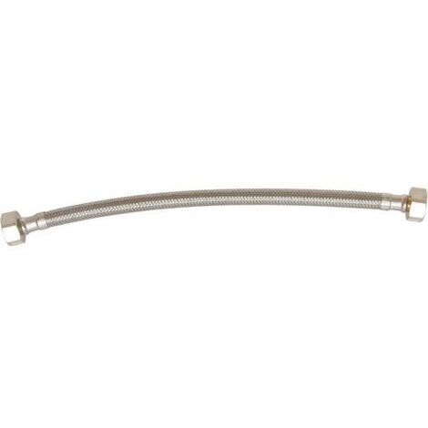 Sollbry Flexible sanitaire 1/2" avec 2 écrous tournants, longueur 300mm, en acier inoxydable et EPDM, facile à installer