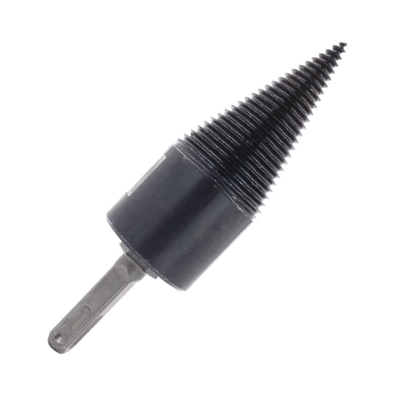 Foret fendeur de bûches de 42 mm (poignée ronde), foret de fendage de bois à grande vitesse, outil de hachage pour perceuse à percussion électrique