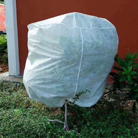Sollbry Funda de invierno para plantas de exterior (200 x 240 cm), con cordón ajustable, funda protectora para plantas.