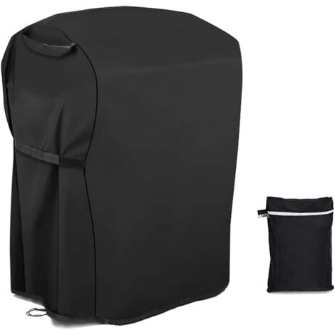 Sollbry Funda para barbacoa impermeable, resistente al viento y al desgarro, con correas de transporte y bolsa de almacenamiento (67 x 77 x 110 cm)