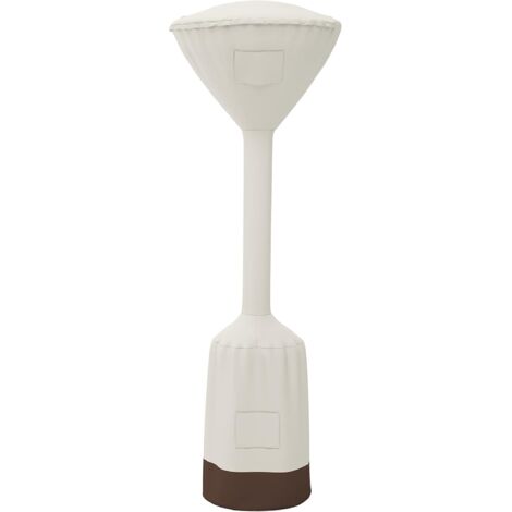 Sollbry Funda para calefactor de patio, color blanco (241 x 86 x 48 cm)