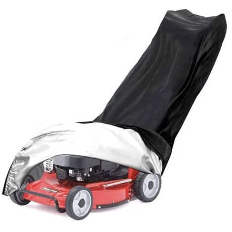 Sollbry Funda para cortacésped de tela Oxford 210D, compatible con la mayoría de los modelos, color negro, 193 x 112 x 64 cm