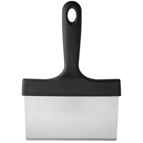 Sollbry Grattoir, Grattoir Plancha pour Plaque INOX Grattoir Plancha Professionnel Grattoir Plancha avec Poignée, Grattoir Plancha INOX, Outil de Nettoyage de Grattoir de Gril de Barbecue