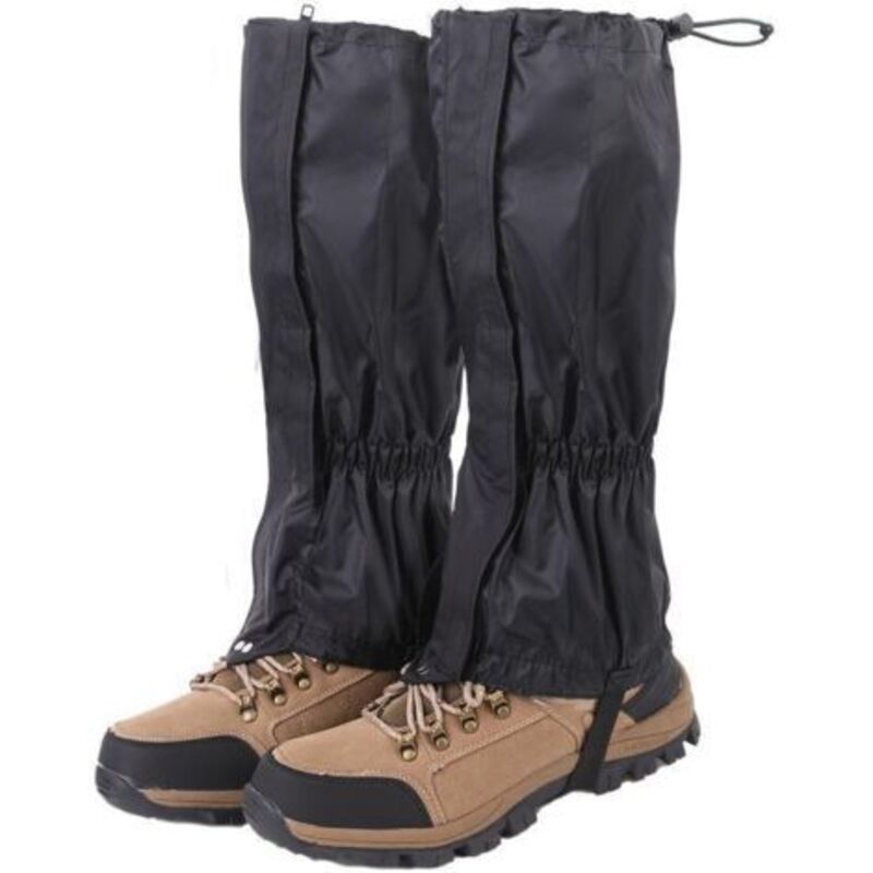 Guêtres de Randonnée, 1 Paire de Jambières Imperméables pour L'extérieur, Guêtres de Neige, Chaussures d'escalade, Couverture Réglable, Randonnée,