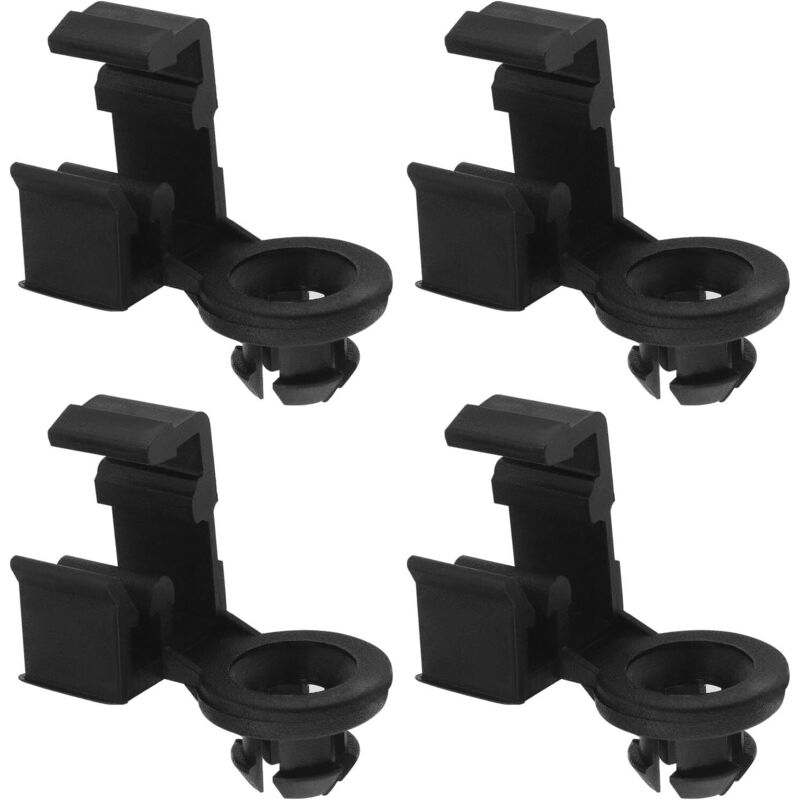 Sollbry - Hebillas de montaje para capó de coche, 4 unidades, soporte giratorio 09209M09L02, compatibles con Suzuki Alto, Splash y Swift