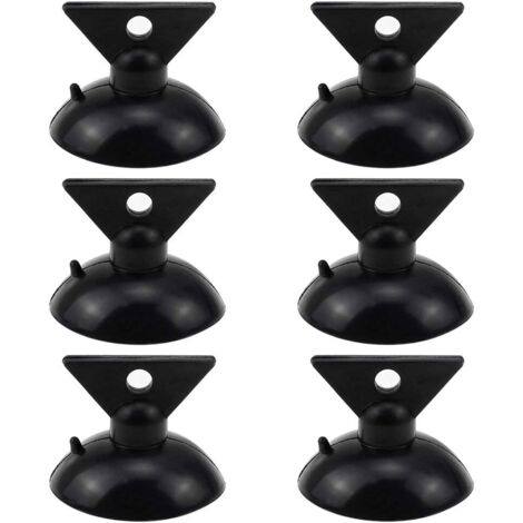Sollbry Herramienta de extracción de bombillas (6 unidades por paquete), para bombillas LED, halógenas, GU10 y MR16, con ventosa, color negro.