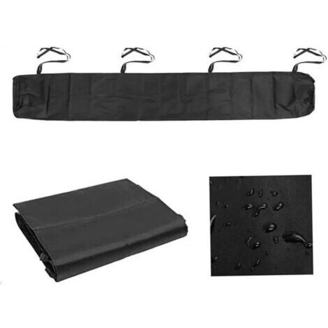 Sollbry Housse de Auvent Jardin Protection, BâChe Sac de Rangement 420D Oxford Contre Les UV Anti-poussière étanche Contre la Neige et la Pluie en Hiver, pour Canopy Shelter De Terrasse Meubles (Noir,