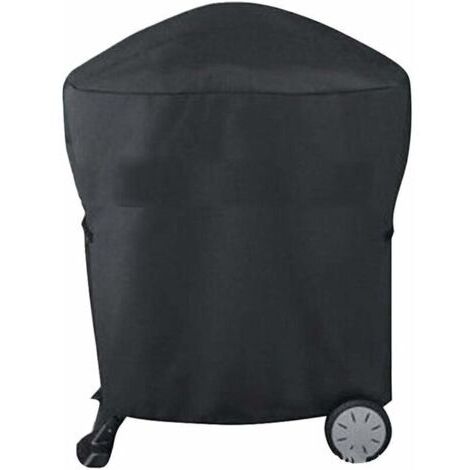 Sollbry Housse de gril Weber Q1000 Q2000 (54 x 76 x 69 cm) - Noir
