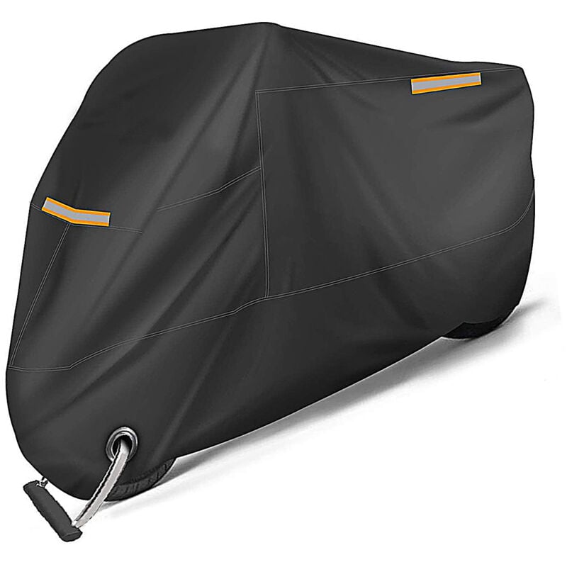 Sollbry - Housse de Protection pour Moto, Imperméable Exterieur Housse de Moto Couverture xl avec Bande Réfléchissante, Couverture de Moto Résistant