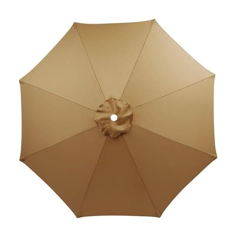 Sollbry - Housse de rechange pour parasol déporté, protection uv, imperméable, pièce de rechange pour balcon, jardin, piscine et plage, kaki, 2,7 m à
